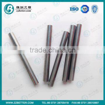 TiC based cermet rods/Titanium carbide rods with one straight hole