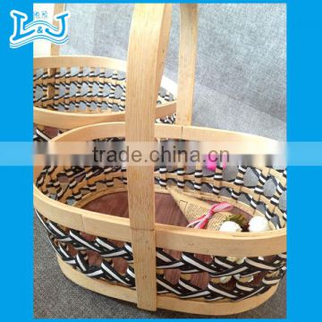 Wholesale storage baskets with lids and handles brotform baskets with good quality