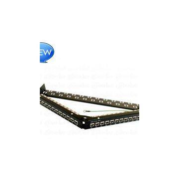 FTP Cat.6A Patch Panel Angled 24 Port