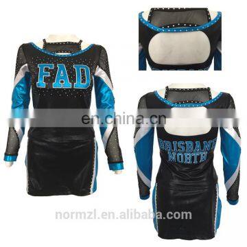 Traditional Breathable sexy Custom Cheerleading Uniforms for adults
