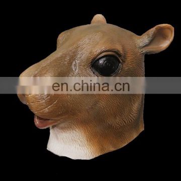 Top Highest Selling Rubber Party Mask Celebration Fancy Dress Overhead Cosplay Costume Squirrel Mask for Carnival