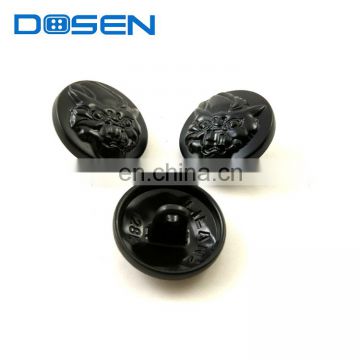 100%QC high quality metel black sew button