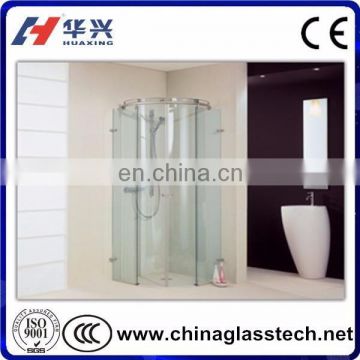 CE, CCC, ISO Frameless Flat/Curved 10mm tempered glass shower door