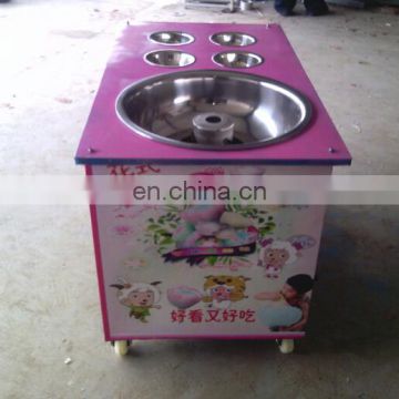 Good appearance Easy to move mini cotton candy machine  with two wheels