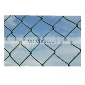 PVC Coated small hole size chain link fence/stadium fence/diamond wire mesh