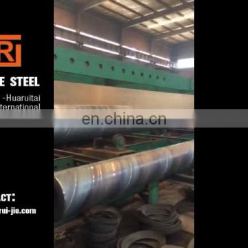 DN400 ssaw steel pipe, spiral welded steel pipe yield point 350mpa