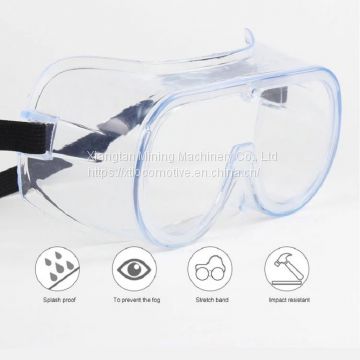 Medical splash-proof saliva strap goggles