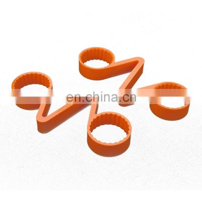 32 33 Loose Wheel Nut Indicator Locker   33mm*105mm orange color 24 teeth