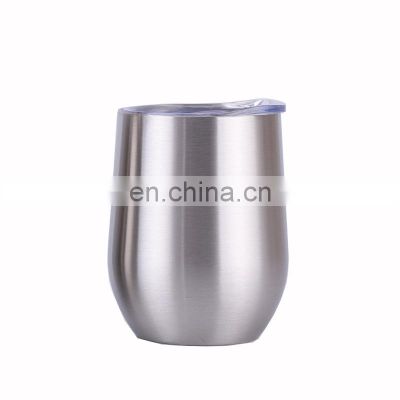New Heat Press Egg Printing Mug Vacuum Stainless Steel Wine Tumbler Sublimation Blank Mug