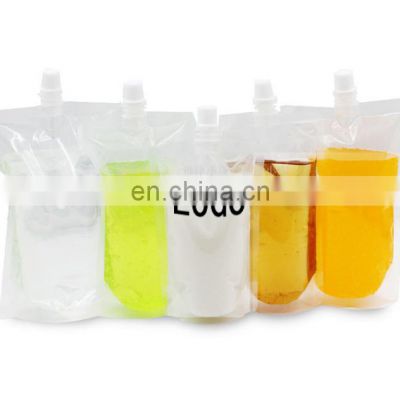 Corrosion Liquid flow packing bag High concentration disinfectants liquid mylar bag for beer
