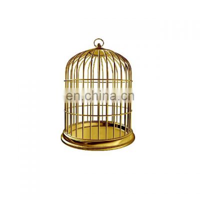 gold plated bird cage