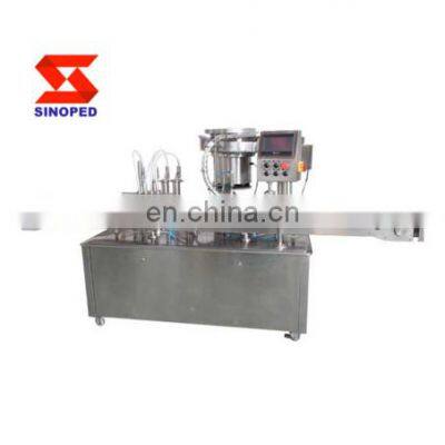 Pneumatic small liquid pneumatic quantitative small scale Automatic 16 Nozzles Head Fill Gel Servo Filling Machines 5-50ml