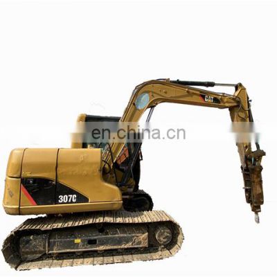 Used cat 307C excavators machines , Used CAT 320D 320B 325C 330D excavator , CAT 307 with breaker