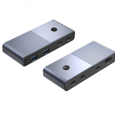 TYPE-C TO USB3.0-A*2+USB3.0-C*2+HDMI+PD switch