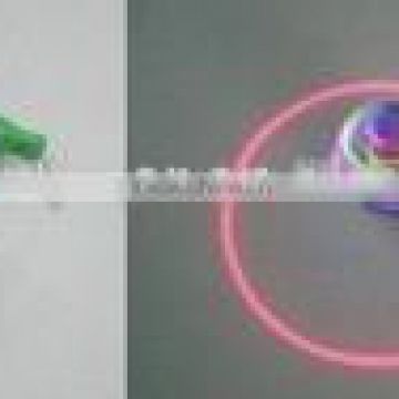 Flashing laser spinning top with music