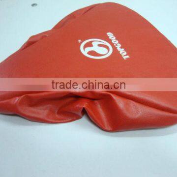 Red costomized pu bike seat cover for mountain bike