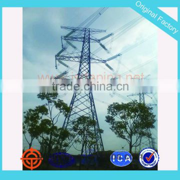 33kv transmission line steel pole tower