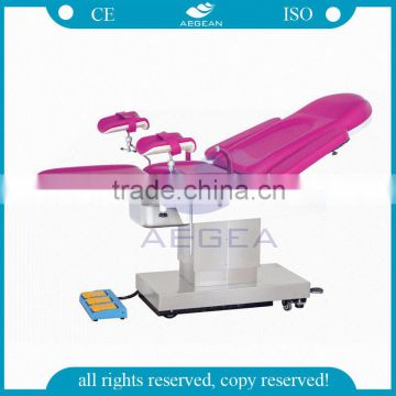 AG-C305 CE ISO comfortable height adjustable gynecological operating bed