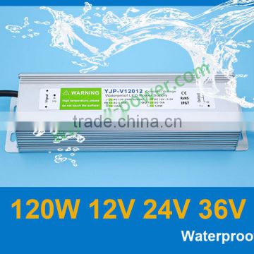 waterproof 12v power supplies 120w for led lights