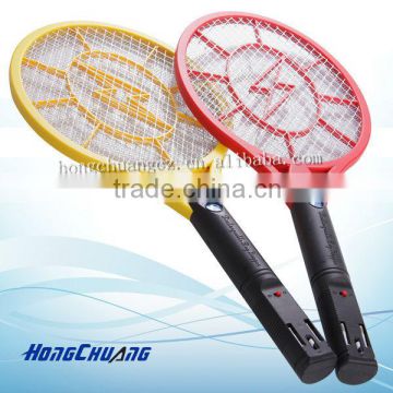 Electronic mosquito swatter racket