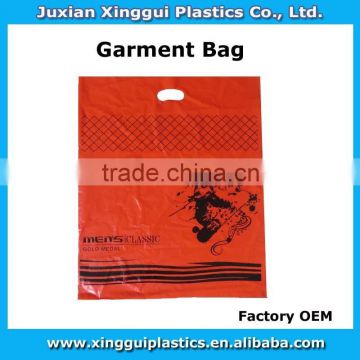 fashion designer die cut handle plastic shopping bags from china
