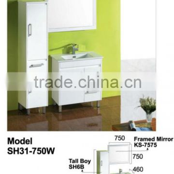 MDF / PVC bathroom vanity / cabinet SH31-750W