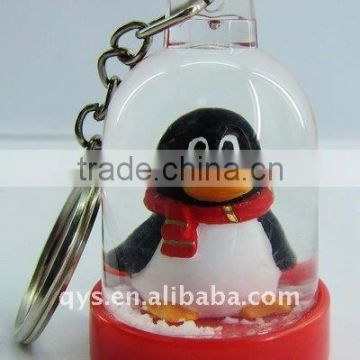 Mini Snow Globe Key Chain/Key Ring