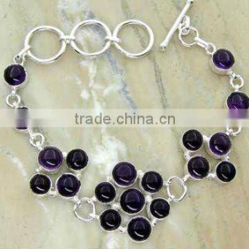 Amethyst & .925 Sterling Silver Jewelry Bracelet Earring Necklace Jewellery wholesale