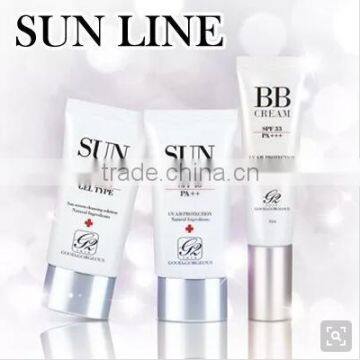 SUN LINE UV sunscreen cream block cream protection cream /Sun cleanser/ BB cream