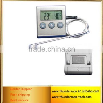 -25-250 degrees Celsius LCD Digital Food Meat Thermometers with timer function