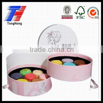 double-deck round chocolate boxes