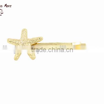 2015 Fashion hair accessories starfish shaped hair pin