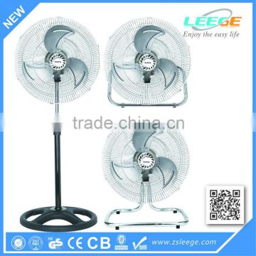 220V /110V 3 in 1 industrial pedestal fan