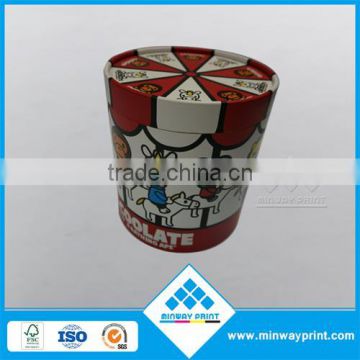 Custom paper circular chocolate box / chocolate packaging box / chocolate box manufacturer