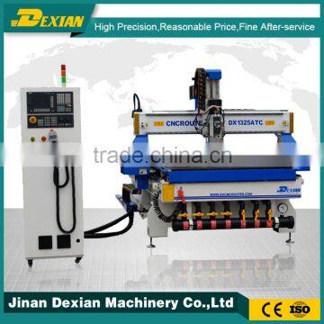 DX1325 atc woodworking cnc engraving router machine for 3d carving