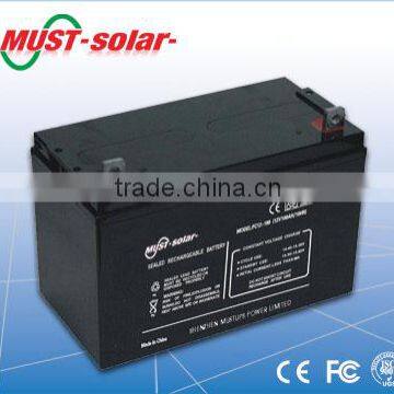 <MUST Solar>Sealed Lead-Acid Batteries 12V 70AH/90AH/100AH/200AH