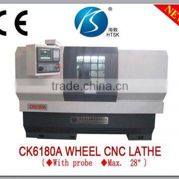 cnc machine for alloy wheels CK6180A multi purpose metal lathe