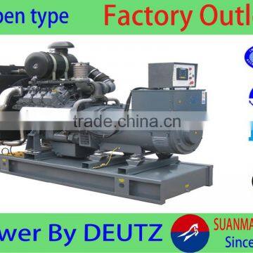 Best price open type Deutz engine 150kw 400v diesel generators