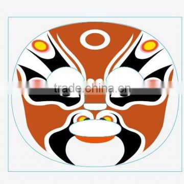 high quality temporary Beijing opera mask peel off face tattoos