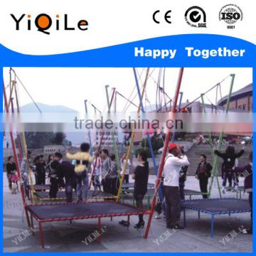 2016 the wonderful bungy trampoline bungee trampoline harness fly bed trampoline