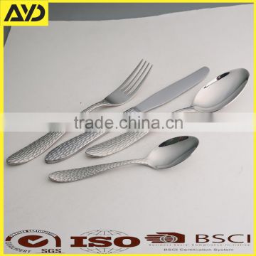 4 pcs Stainless Steel Cutlery Set Knife Fork Spoon Teaspoon Western Tableware
