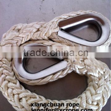 /Fall prevention device/UHMWPE sk-75 rope with capel 0.9 meters /blue UHMWPE safety rope with capel