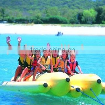 banana inflatable pleasure boat/ pvc material