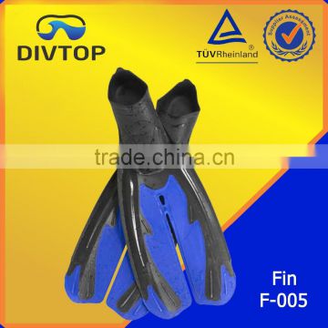 F-005 diving fin for warm water soft molded foot