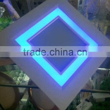 one sale dimmable PMMA double colour two-tone light of flat