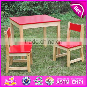2017 New wooden children table for child, high quality wooden baby table for baby,hot sale wooden kids table for kids W08G134
