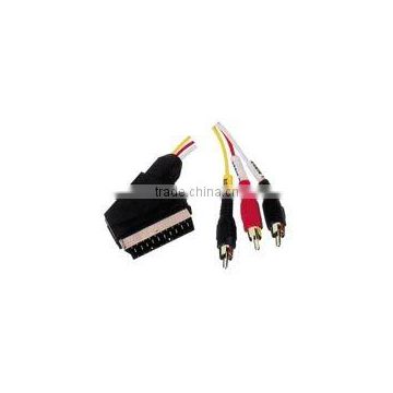 O.D 2.6*7.8MM Scart cable