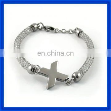 china factory cheap stainless steel mesh bracelet chain	TPME130