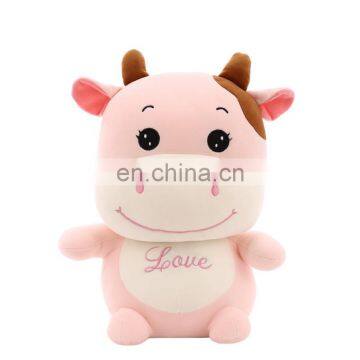 2019 gifts high quality stuffed best sale baby soft cow plush toys