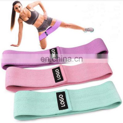 wholesale custom yoga elastic resistance rubber stretching yoga bands yoga belts tension mat belt